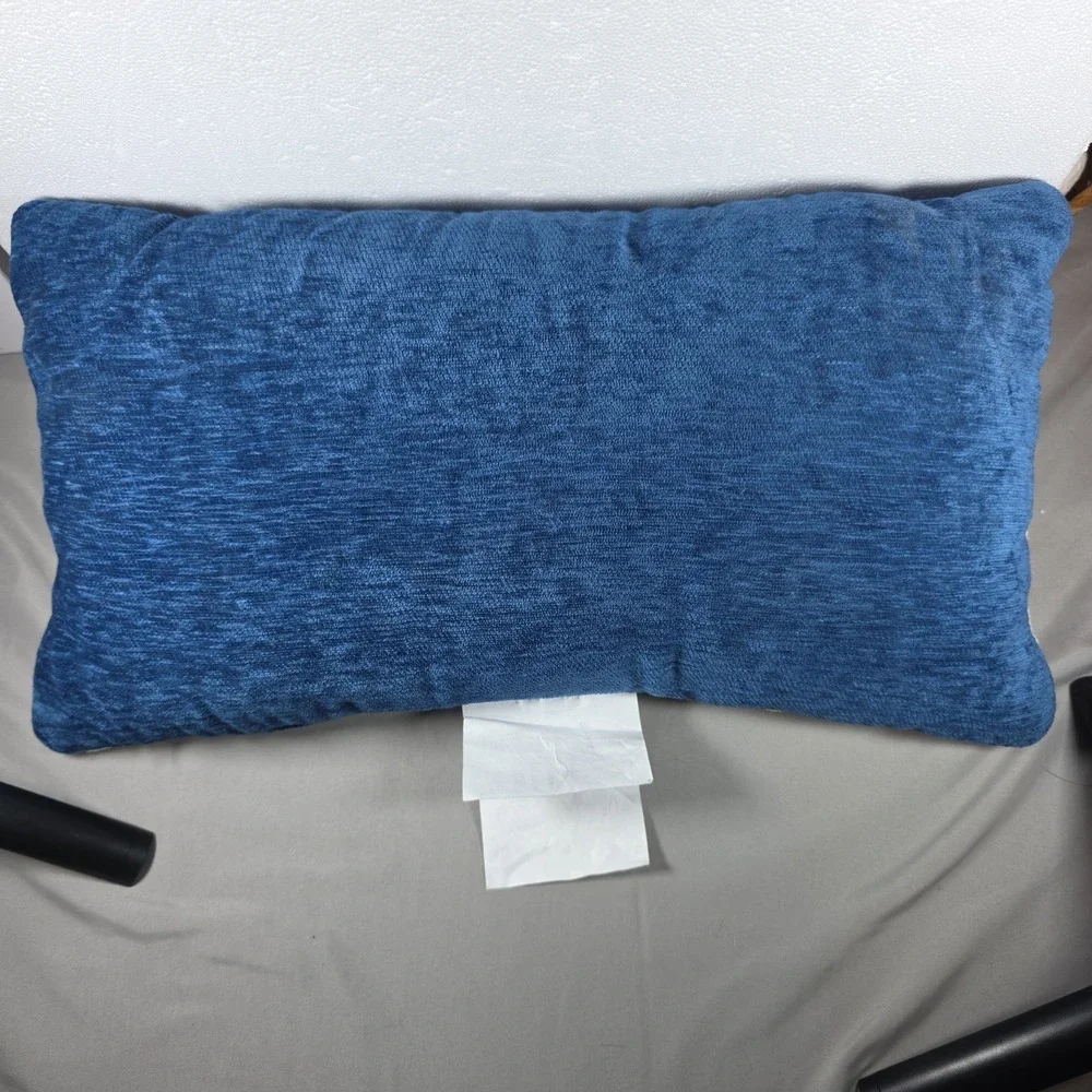 New Room Essentials Toss Throw Pillow Green Blue Trees size 12x20